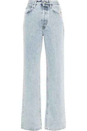 Totême Logo-patch cotton jeans