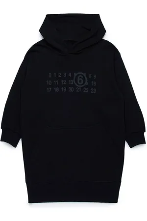 Maison Margiela Numbers-motif cotton dress