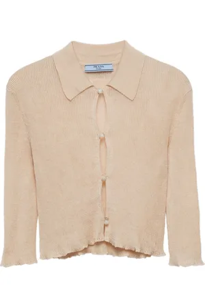 Prada Cropped cotton cardigan