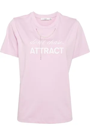B+AB Faux-pearl 3D-detail T-shirt