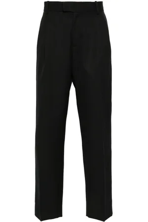 Drôle de Monsieur Logo-embroidered trousers