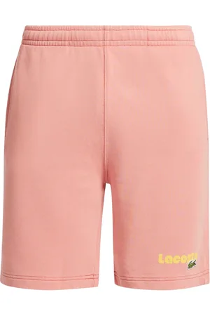 Lacoste Logo-print organic cotton track shorts