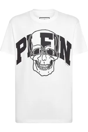 Philipp Plein Skull-print cotton T-shirt