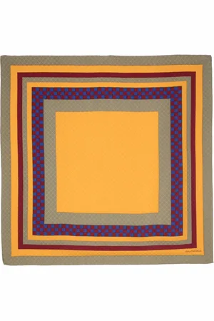 Balenciaga 1990s diamond-pattern silk scarf