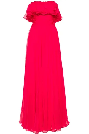 GEMY MAALOUF Strapless ruffled gown