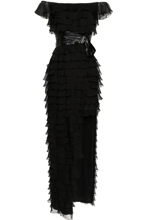 GEMY MAALOUF Off-shoulder ruffled gown
