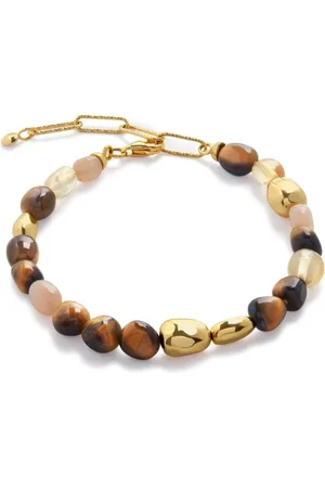 Monica Vinader Rio Neutral Gemstone beaded bracelet