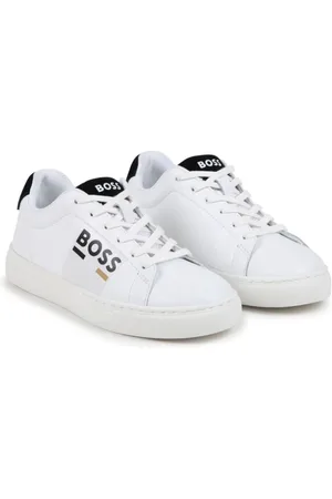 HUGO BOSS Logo-print leather sneakers