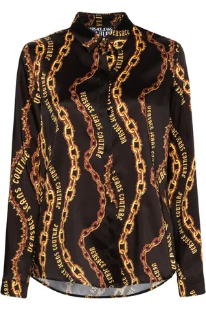 VERSACE Chain Couture-print shirt