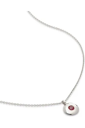 Monica Vinader July ruby pendant necklace
