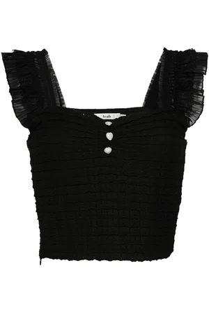 B+AB Sleeveless ruched top