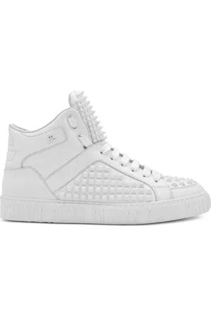 Philipp Plein Spike-effect mid-top sneakers