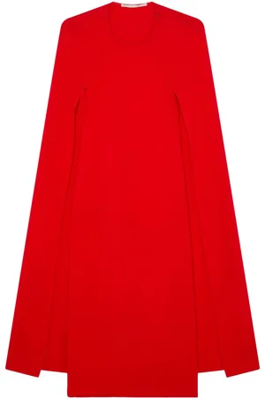 Stella McCartney Round-neck cape dress