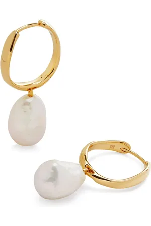 Monica Vinader 18kt vermeil Nura Reef hoop earrings