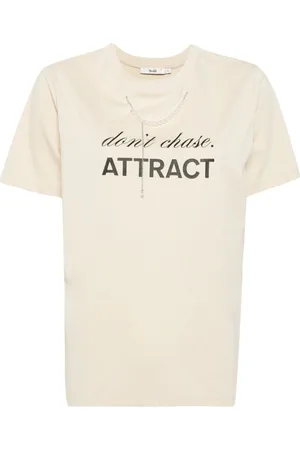 B+AB Faux-pearl 3D-detail T-shirt