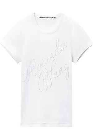 Alexander Wang Logo-print cotton T-shirt