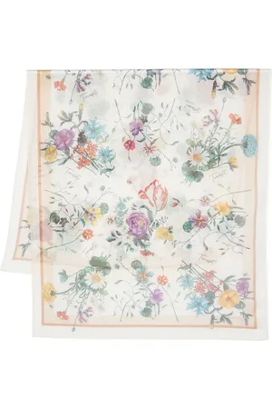 Twin-Set Floral-print scarf