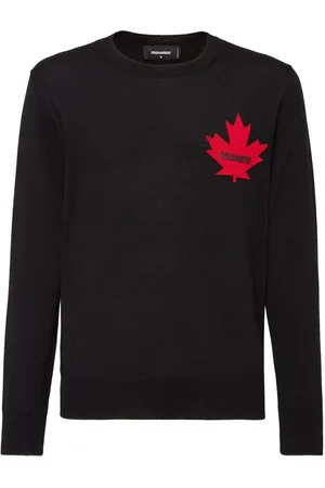 Dsquared2 Intarsia-logo wool jumper