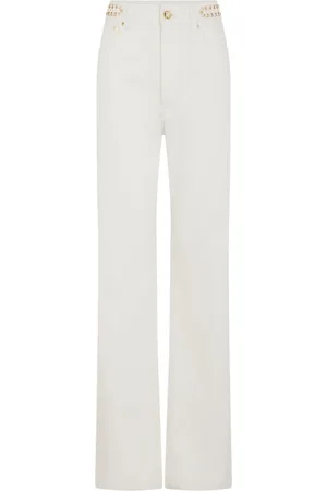 Paco rabanne Paillette-embellished flared jeans