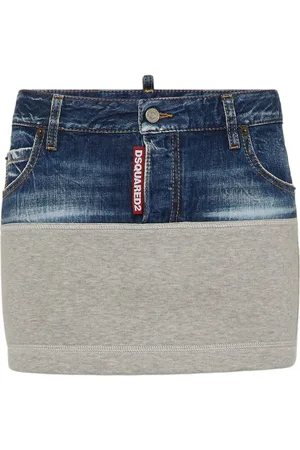 Dsquared2 Contrasting-fabric mini skirt