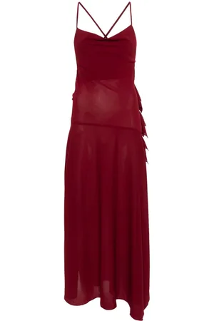 RXQUETTE Sangria crepe midi dress