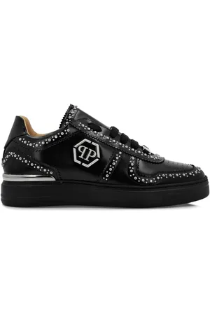 Philipp Plein Lo-Top leather sneakers
