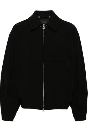SONGZIO Spread-collar zip-up jacket