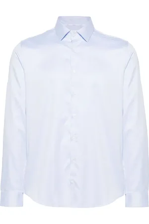 Calvin Klein Logo-embroidered cotton shirt