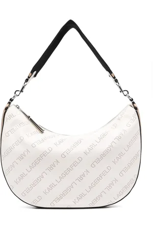 Karl Lagerfeld K/Moon perforated-logo shoulder bag