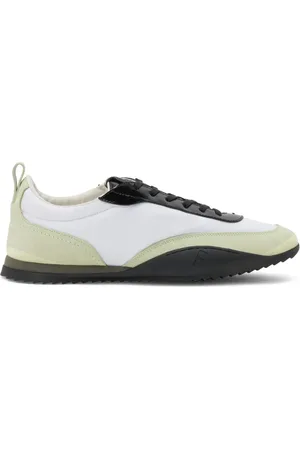 Salvatore Ferragamo Detroit 1 suede-trimmed sneakers