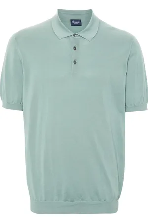 DRUMOHR Button-up cotton polo shirt
