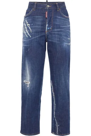 Dsquared2 Distressed straight-leg jeans