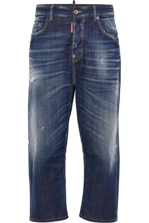 Dsquared2 Bleached-wash cropped jeans