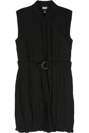 DKNY Pleated midi shirt dress