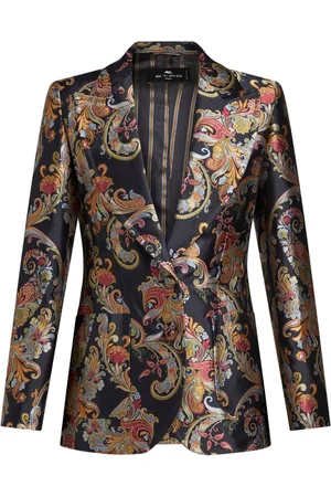 Etro Paisley-print fil-coupé jacquard jacket