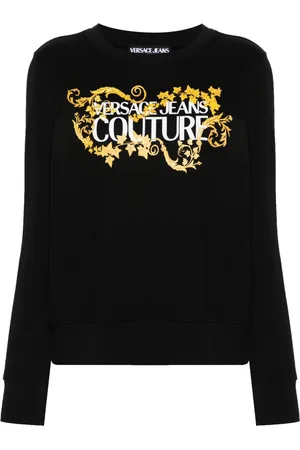 VERSACE Barocco logo-print sweatshirt