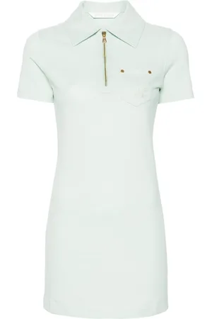 Palm Angels Cotton piqué polo dress