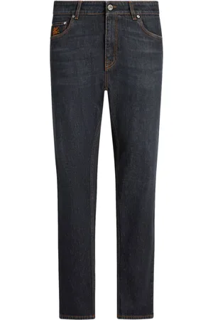Etro Mid-rise slim-cut jeans