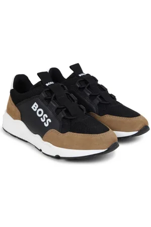 HUGO BOSS Logo-print panelled sneakers