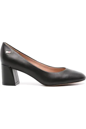 Tommy Hilfiger 60mm square-toe leather pumps