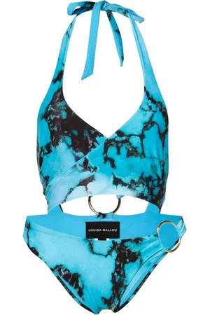 Louisa Ballou Starburst cut-out swimsuit