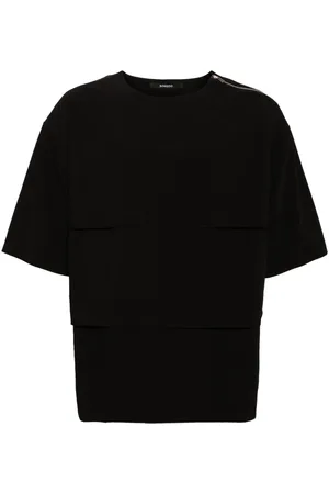 SONGZIO Layered drop-shoulder T-shirt