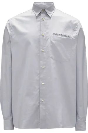 J.W.Anderson Logo-embroidered cotton shirt