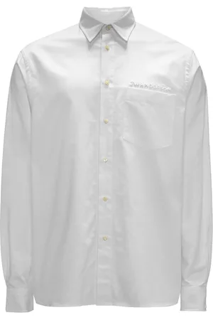 J.W.Anderson Embroidered-logo cotton shirt