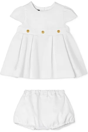 VERSACE Medusa Head pleated dress set