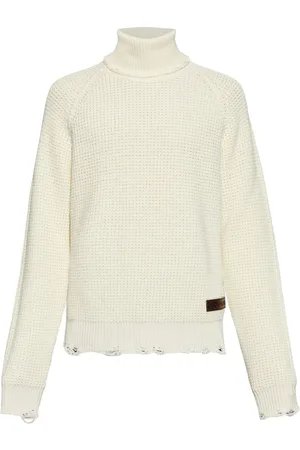 Dsquared2 Logo-patch roll-neck knitted jumper