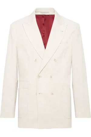 Brunello Cucinelli Double-breasted corduroy blazer