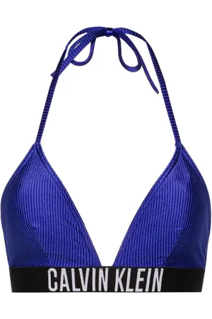 Calvin Klein Logo-underband triangle bikini top