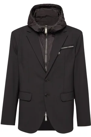 Dsquared2 Single-breasted hooded blazer