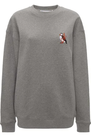 J.W.Anderson Logo-embroidered organic cotton sweatshirt